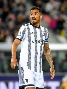 Juventus 'un İtalya futbol takımı Serie A maçında Luiz da Silva Danilo portresi Bologna FC' ye karşı Juventus FC (portreler arşivi) Bologna, İtalya 'daki Renato Dall' Ara stadyumunda, 30 Nisan 2023 - Fotoğraf: Ettore Griffoni