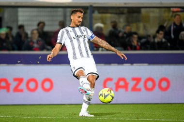Juventus 'un Luiz da Silva Danilo portresi İtalyan futbolu Serie A karşılaşması sırasında Bologna FC' ye karşı Juventus FC (portreler arşivi) Bologna, İtalya 'daki Renato Dall' Ara stadyumunda, 30 Nisan 2023 - Fotoğraf: Ettore Griffoni