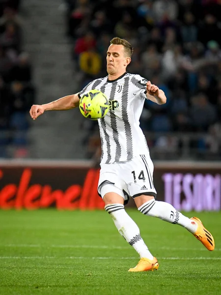 stock image Juventus's Arkadiusz Milik portrait in action during italian soccer Serie A match Bologna FC vs Juventus FC (portraits archive) at the Renato Dall'Ara stadium in Bologna, Italy, April 30, 2023 - Credit: Ettore Griffoni