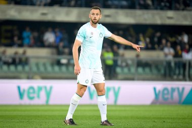 İtalya futbol takımı Serie A maçında Inter 'in Stefan de Vrij portresi Hellas Verona FC vs Inter - FC Internazionale (portreler arşivi) - Verona, İtalya' daki Marcantonio Bentegodi stadyumunda, 3 Mayıs 2023 - Fotoğraf: Ettore Griffoni