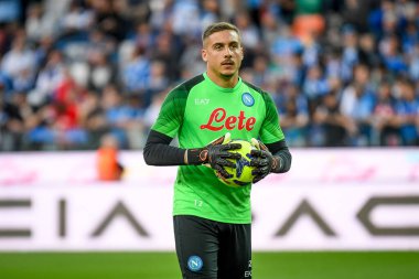 Napoli 'nin Davide Marfella portresi İtalyan futbolu Serie A maçında Udinese Calcio ile SSC Napoli (portreler arşivi) Udine, İtalya' da bulunan Dacia Arena stadyumunda, 4 Mayıs 2023 - Fotoğraf: Ettore Griffoni