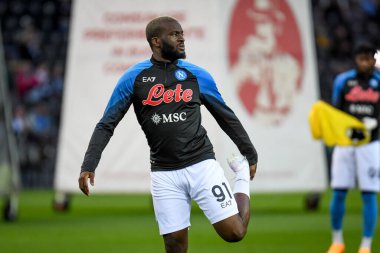 Napoli 'nin Tanguy Ndombele' nin İtalya futbol takımı Serie A maçındaki portresi Udinese Calcio ile SSC Napoli (portreler arşivi) Udine, İtalya 'daki Dacia Arena stadyumunda, 4 Mayıs 2023 - Fotoğraf: Ettore Griffoni