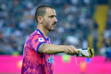 İtalyan futbolu Serie A maçında Juventus FC (portreler arşivi) maçında Juventus Bonucci 'nin portresi Udine, İtalya' da bulunan Dacia Arena stadyumunda, 4 Haziran 2023 - Fotoğraf: Ettore Griffoni