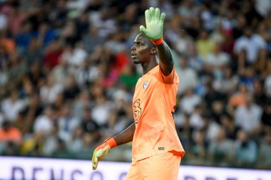Chelsea 'nin Edouard Mendy portresi Udinese Calcio' nun Chelsea FC 'ye karşı oynadığı Friuli - Dacia Arena Stadyumu, 29 Temmuz 2022 - Fotoğraf: Ettore Griffoni
