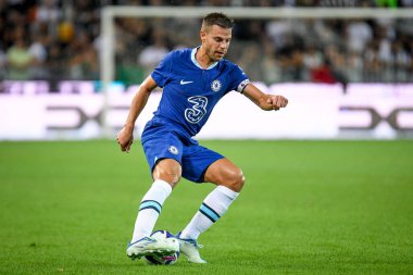 Chelsea 'nin Cesar Azpilicueta portresi, Udinese Calcio ile Chelsea FC (portreler arşivi) maçında Udine, İtalya' daki Dacia Arena stadyumunda 29 Temmuz 2022 - Fotoğraf: Ettore Griffoni