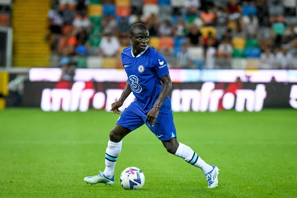 stock image Chelsea's N'Golo Kante portrait in action during friendly football match Udinese Calcio vs Chelsea FC (portraits archive) at the Friuli - Dacia Arena stadium in Udine, Italy, July 29, 2022 - Credit: Ettore Griffoni