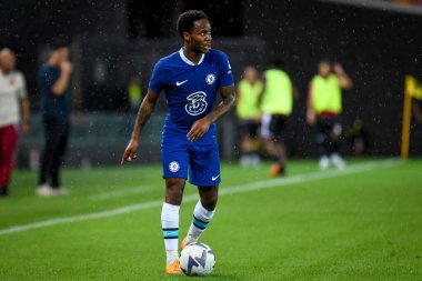 Chelsea 'nin Raheem Sterling portresi, Udinese Calcio' nun Chelsea FC 'ye karşı oynadığı Udine - Dacia Arena Stadyumu, 29 Temmuz 2022 - Fotoğraf: Ettore Griffoni