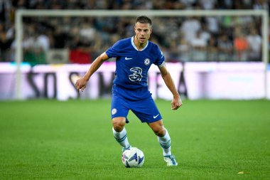 Chelsea 'nin Cesar Azpilicueta portresi, Udinese Calcio ile Chelsea FC (portreler arşivi) maçında Udine, İtalya' daki Dacia Arena stadyumunda 29 Temmuz 2022 - Fotoğraf: Ettore Griffoni