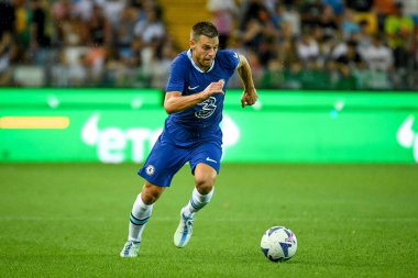 Chelsea 'nin Cesar Azpilicueta portresi, Udinese Calcio ile Chelsea FC (portreler arşivi) maçında Udine, İtalya' daki Dacia Arena stadyumunda 29 Temmuz 2022 - Fotoğraf: Ettore Griffoni