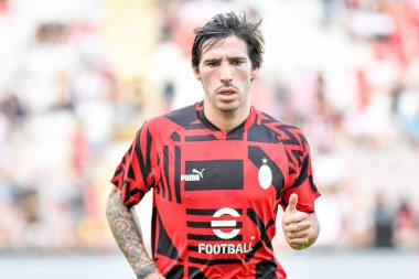 Milan 'ın Sandro Tonali portresi dostluk maçı sırasında LR Vicenza vs AC Milan (portreler arşivi) İtalya' nın Vicenza kentindeki Romeo Menti stadyumunda, 06 Ağustos 2022 - Fotoğraf: Ettore Griffoni