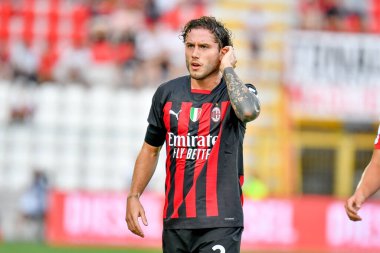 Milan 'ın Davide Calabria portresi, İtalya' nın Vicenza kentindeki Romeo Menti stadyumunda oynanan LR Vicenza vs AC Milan (portreler) maçı sırasında, 06 Ağustos 2022 - Fotoğraf: Ettore Griffoni