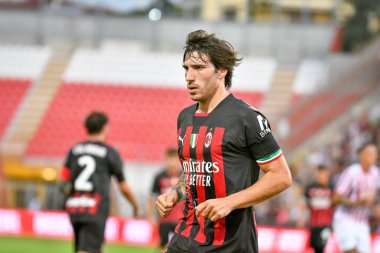 Milan 'ın Sandro Tonali portresi dostluk maçı sırasında LR Vicenza vs AC Milan (portreler arşivi) İtalya' nın Vicenza kentindeki Romeo Menti stadyumunda, 06 Ağustos 2022 - Fotoğraf: Ettore Griffoni