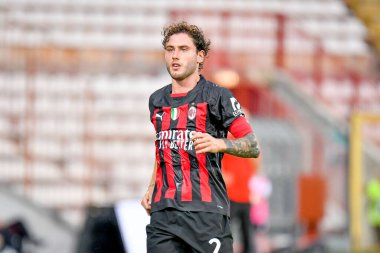 Milan 'ın Davide Calabria portresi, İtalya' nın Vicenza kentindeki Romeo Menti stadyumunda oynanan LR Vicenza vs AC Milan (portreler) maçı sırasında, 06 Ağustos 2022 - Fotoğraf: Ettore Griffoni