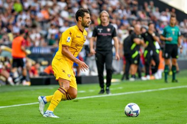 Salernitana 'nın Antonio Candreva portresi İtalyan futbolu Serie A karşılaşmasında Udinese Calcio ile ABD Salernitana (portreler arşivi) arasında Udine, İtalya' daki Dacia Arena stadyumunda 20 Ağustos 2022 - Fotoğraf: Ettore Griffoni
