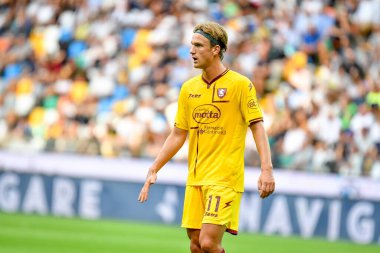 Salernitana 'nın İtalyan futbolu Serie A maçında çekilen Emil Bohinen portresi Udinese Calcio ile ABD Salernitana (portreler arşivi) maçı Udine, İtalya' da Dacia Arena stadyumunda, 20 Ağustos 2022 - Fotoğraf: Ettore Griffoni