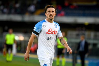 Napoli 'nin İtalya futbol takımı Serie A maçındaki Mario Rui portresi 15 Ağustos 2022' de İtalya 'nın Verona kentindeki Marcantonio Bentegodi Stadyumu' nda Hellas Verona FC 'ye karşı SSC Napoli (portreler arşivi) maçı.