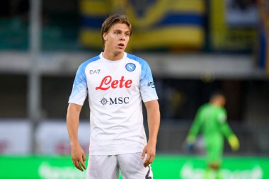 Napoli 'nin Alessio Zerbin portresi İtalyan futbolu Serie A maçında Hellas Verona FC ile SSC Napoli (portreler arşivi) maçı Verona, İtalya' da Marcantonio Bentegodi stadyumunda, 15 Ağustos 2022 - Fotoğraf: Ettore Griffoni