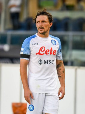 Napoli 'nin İtalya futbol takımı Serie A maçındaki Mario Rui portresi 15 Ağustos 2022' de İtalya 'nın Verona kentindeki Marcantonio Bentegodi Stadyumu' nda Hellas Verona FC 'ye karşı SSC Napoli (portreler arşivi) maçı.