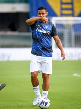 Atalanta 'nın İtalya futbolu sırasındaki Luis Muriel portresi Serie A maçında Hellas Verona FC - Atalanta BC (portreler arşivi) maçı Verona, İtalya' daki Marcantonio Bentegodi stadyumunda, 28 Ağustos 2022 - Fotoğraf: Ettore Griffoni
