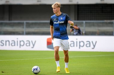 Atalanta 'nın Rasmus Hojlund portresi İtalyan futbolu Serie A maçında Hellas Verona FC vs Atalanta BC (portreler arşivi) Marcantonio Bentegodi Stadyumu' nda 28 Ağustos 2022 - Fotoğraf: Ettore Griffoni