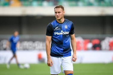 Atalanta 'nın İtalyan futbol takımı Serie A maçında çekilen Teun Koopmeiners portresi, 28 Ağustos 2022' de İtalya 'nın Verona kentinde bulunan Marcantonio Bentegodi Stadyumu' nda Hellas Verona FC - Atalanta BC (portreler arşivi) maçında çekildi.