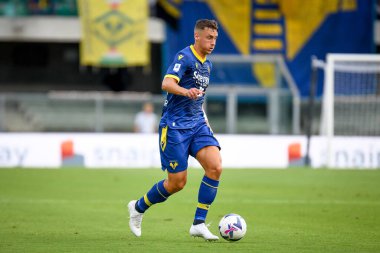 Verona 'nın Filippo Terracciano takımı İtalyan futbolu Serie A maçında Hellas Verona FC - Atalanta BC (portreler arşivi) maçı Verona, İtalya' da Marcantonio Bentegodi stadyumunda, 28 Ağustos 2022 - Fotoğraf: Ettore Griffoni