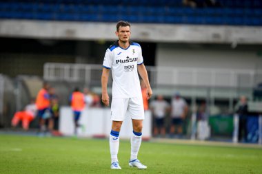 Atalanta 'nın İtalyan futbol takımı Serie A maçındaki Marten de Roon portresi, 28 Ağustos 2022' de İtalya 'nın Verona kentinde bulunan Marcantonio Bentegodi Stadyumu' nda Hellas Verona FC - Atalanta BC (portreler arşivi) maçında çekildi.