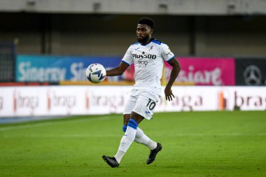 Atalanta 'nın Jeremie Boga portresi İtalyan futbolu Serie A karşılaşması sırasında Marcantonio Bentegodi Stadyumu' nda Hellas Verona FC vs Atalanta BC (portreler arşivi) maçında, 28 Ağustos 2022 - Fotoğraf: Ettore Griffoni