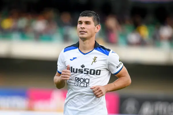 stock image Atalanta's Ruslan Malinovskyi portrait during italian soccer Serie A match Hellas Verona FC vs Atalanta BC (portraits archive) at the Marcantonio Bentegodi stadium in Verona, Italy, August 28, 2022 - Credit: Ettore Griffoni