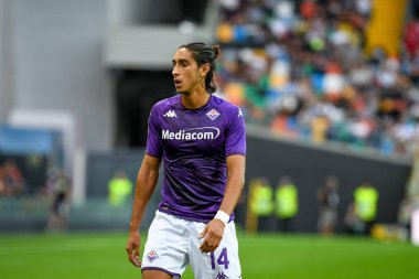 Fiorentina 'nın İtalya futbolu sırasındaki Yussef Maleh portresi Udinese Calcio - ACF Fiorentina (portreler arşivi) maçı Udine, İtalya' da Dacia Arena Stadyumu, 31 Ağustos 2022 - Fotoğraf: Ettore Griffoni