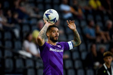 Fiorentina 'nın Lorenzo Venuti portresi İtalyan futbolu Serie A maçında Udinese Calcio ile ACF Fiorentina (portreler arşivi) Udine, İtalya' da Dacia Arena Stadyumu 'nda, 31 Ağustos 2022 - Fotoğraf: Ettore Griffoni