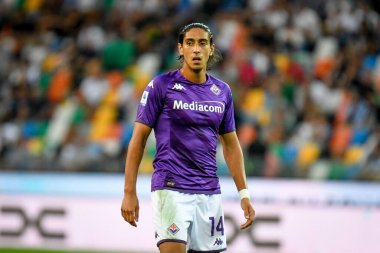 Fiorentina 'nın İtalya futbolu sırasındaki Yussef Maleh portresi Udinese Calcio - ACF Fiorentina (portreler arşivi) maçı Udine, İtalya' da Dacia Arena Stadyumu, 31 Ağustos 2022 - Fotoğraf: Ettore Griffoni