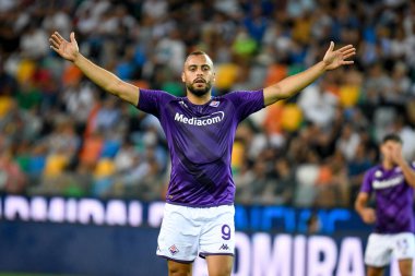 Fiorentina 'nın Arthur Mendonca Cabral portresi italyan futbol takımı Serie A maçında Udinese Calcio vs ACF Fiorentina (portreler arşivi) Friuli - Dacia Arena Stadyumu, Udine, İtalya, 31 Ağustos 2022