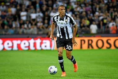 Udinese 'den Rodrigo Nascimento Becao İtalyan futbol takımı Serie A maçında Udinese Calcio, Udine' deki Dacia Arena Stadyumu 'nda AS Roma' ya karşı - Ettore Griffoni - Fotoğraf: Ettore Griffoni