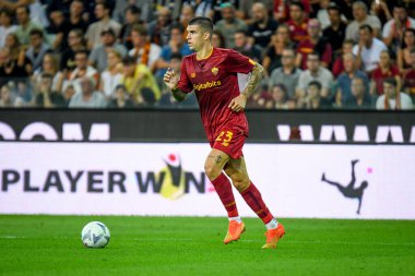 Roma 'nın Gianluca Mancini portresi İtalya' nın Udinese Calcio-AS Roma maçında Udine, İtalya 'daki Dacia Arena Stadyumu' nda, 4 Eylül 2022 - Fotoğraf: Ettore Griffoni