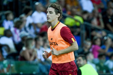 İtalyan futbolu Serie A maçında Roma 'nın Edoardo Bove portresi Udinese Calcio ile AS Roma maçında Udine, İtalya' daki Dacia Arena stadyumunda, Eylül 04, 2022 - Fotoğraf: Ettore Griffoni