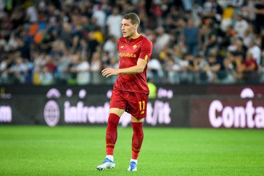 Roma 'nın Andrea Belotti portresi İtalyan futbolu Serie A maçında Udinese Calcio, Friuli - Dacia Arena stadyumunda AS Roma' ya karşı Udine, İtalya 'da, Eylül 04, 2022 - Fotoğraf: Ettore Griffoni