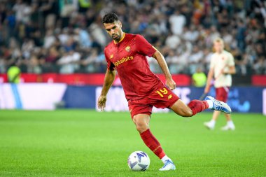 İtalyan futbol takımı Serie A 'nın İtalya' daki Friuli - Dacia Arena stadyumunda oynanan Udinese Calcio-AS Roma maçında Roma portresi, 4 Eylül 2022 - Fotoğraf: Ettore Griffoni