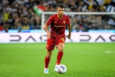 İtalyan futbol takımı Serie A 'nın İtalya' daki Friuli - Dacia Arena stadyumunda oynanan Udinese Calcio-AS Roma maçında Roma portresi, 4 Eylül 2022 - Fotoğraf: Ettore Griffoni