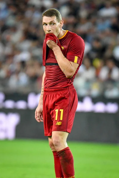 Romský Portrét Andrey Belottiové Během Italského Fotbalu Serie Zápas Udinese — Stock fotografie