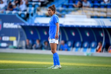 İtalya 'nın Elisa Bartoli portresi FIFA Dünya Kupası 2023 Kalifikatörleri - İtalya' nın Ferrara kentindeki Paolo Mazza stadyumunda İtalya - Ettore Griffoni