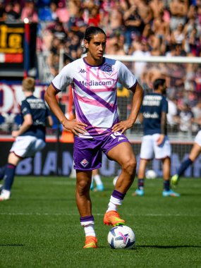 Fiorentina 'nın İtalya futbol takımı Serie A maçındaki Yussef Maleh portresi Bologna FC - ACF Fiorentina (portreler arşivi) maçı Bologna, İtalya' daki Renato dall 'Ara stadyumunda, 11 Eylül 2022 - Fotoğraf: Ettore Griffoni