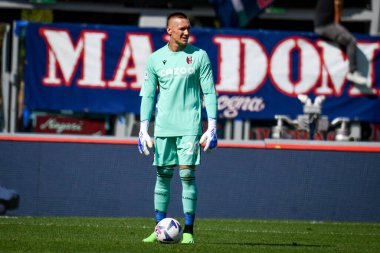 Bologna 'nın Lukasz Skorupski portresi İtalyan futbolu Serie A maçında Bologna FC - ACF Fiorentina (portreler arşivi) maçı Bologna, İtalya' da Renato dall 'Ara stadyumunda, 11 Eylül 2022 - Fotoğraf: Ettore Griffoni