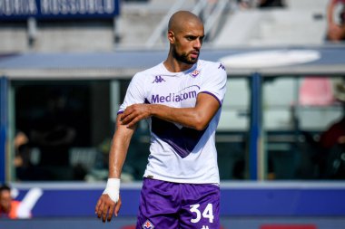 Fiorentina 'nın İtalya futbol takımı Serie A maçında Sofya Amrabat portresi Bologna FC - ACF Fiorentina (portreler arşivi) maçı Bologna, İtalya' da Renato dall 'Ara Stadyumu' nda, 11 Eylül 2022 - Fotoğraf: Ettore Griffoni