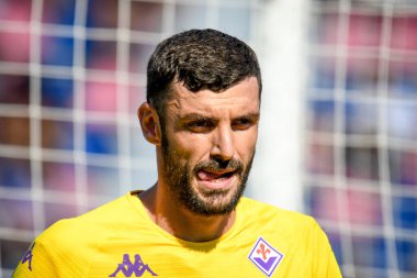 Fiorentina Pietro Terracciano portresi İtalyan futbolu Serie A maçında Bologna FC - ACF Fiorentina (portreler arşivi) maçı Bologna, İtalya 'da Renato dall' Ara stadyumunda, 11 Eylül 2022 - Fotoğraf: Ettore Griffoni