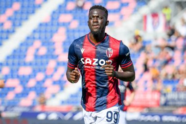 İtalya 'nın Bologna şehrindeki Renato dall' Ara stadyumunda oynanan Bologna FC - ACF Fiorentina (portreler arşivi) maçı sırasında çekilen Musa Barrow portresi, 11 Eylül 2022 - Fotoğraf: Ettore Griffoni