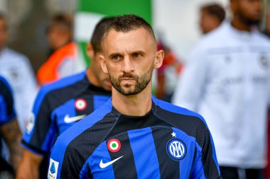 İtalya futbolu sırasındaki Marcelo Brozoviç portresi Serie A maçı sırasında Udinese Calcio vs Inter - FC Internazionale (portreler arşivi) Udine, İrlanda 'daki Dacia Arena stadyumunda, 18 Eylül 2022 - Fotoğraf: Ettore Griffoni