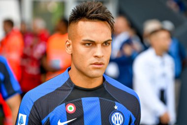 İtalya futbol ligi Serie A maçında Inter 'in Lautaro Martinez portresi Udinese Calcio vs Inter - FC Internazionale (portreler arşivi) Friuli - Dacia Arena Stadyumu, Udine, İrlanda, 18 Eylül 2022