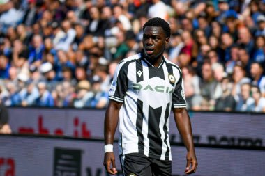 Udinese 'nin İtalya futbol takımı Serie A maçındaki Jean-Victor Makengo portresi Udinese Calcio - FC Internazionale (portreler arşivi) - Dacia Arena Stadyumu Udine, İrlanda, 18 Eylül 2022 - Fotoğraf: Ettore Griffoni