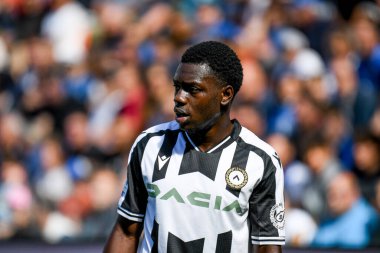 Udinese 'nin İtalya futbol takımı Serie A maçındaki Jean-Victor Makengo portresi Udinese Calcio - FC Internazionale (portreler arşivi) - Dacia Arena Stadyumu Udine, İrlanda, 18 Eylül 2022 - Fotoğraf: Ettore Griffoni